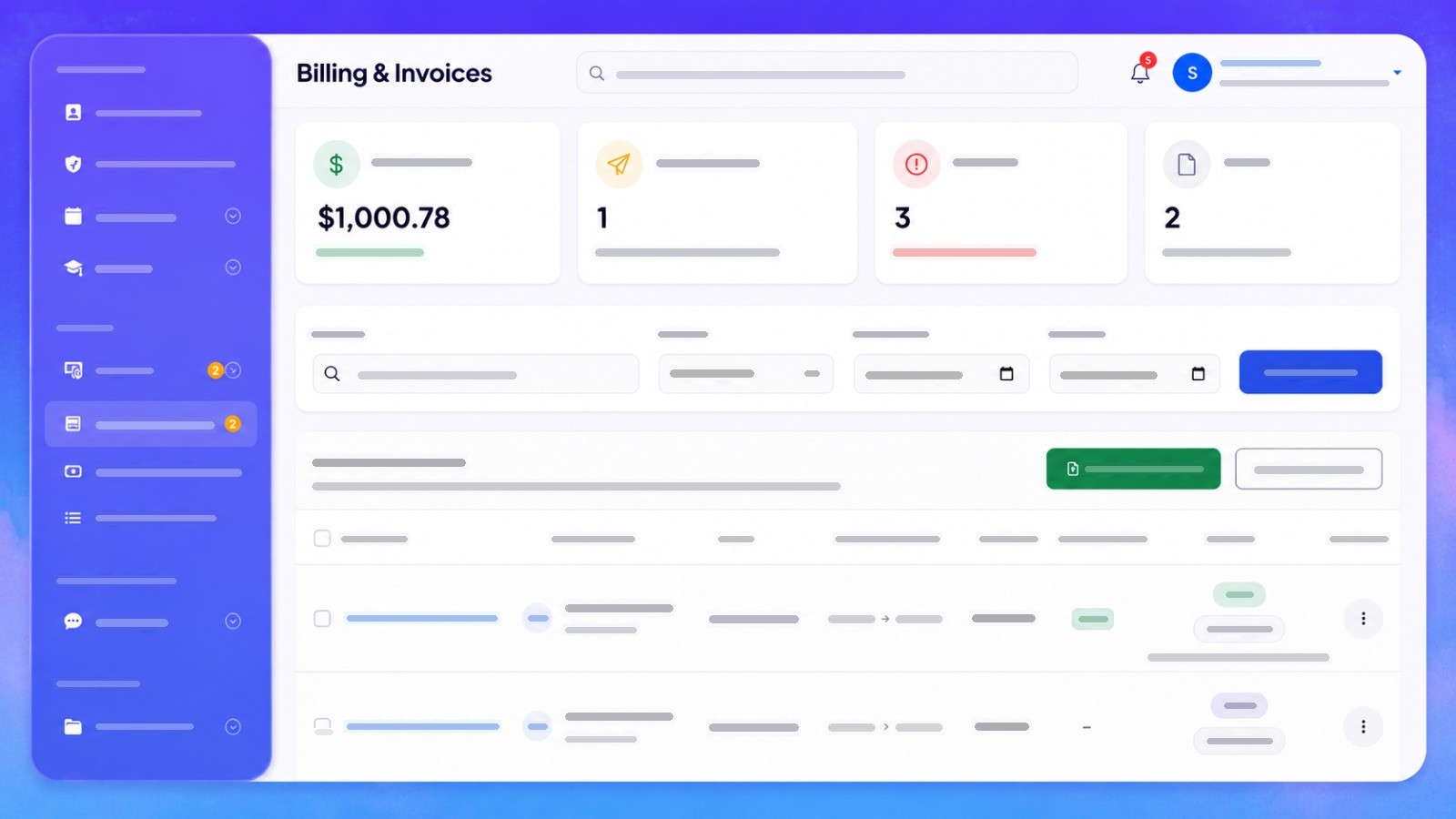 Billing and invoices with NDIS claim batches and accounting sync